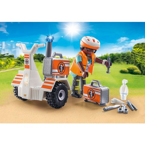 Playmobil 70052 Mentőorvos kétkerekű járgánnyal