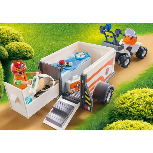 Playmobil 70053 Mentőquad pótkocsival