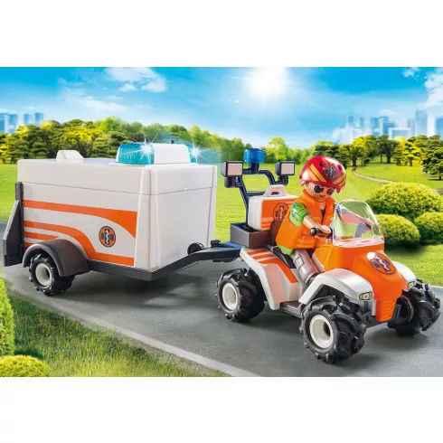 Playmobil 70053 Mentőquad pótkocsival