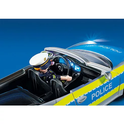 Playmobil 70066 Porsche 911 Carrera 4S rendőrautó fénnyel és hanggal