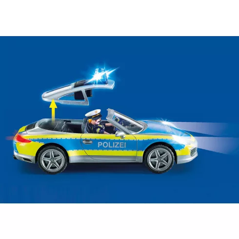 Playmobil 70067 Porsche 911 Carrera 4S rendőrautó fénnyel és hanggal