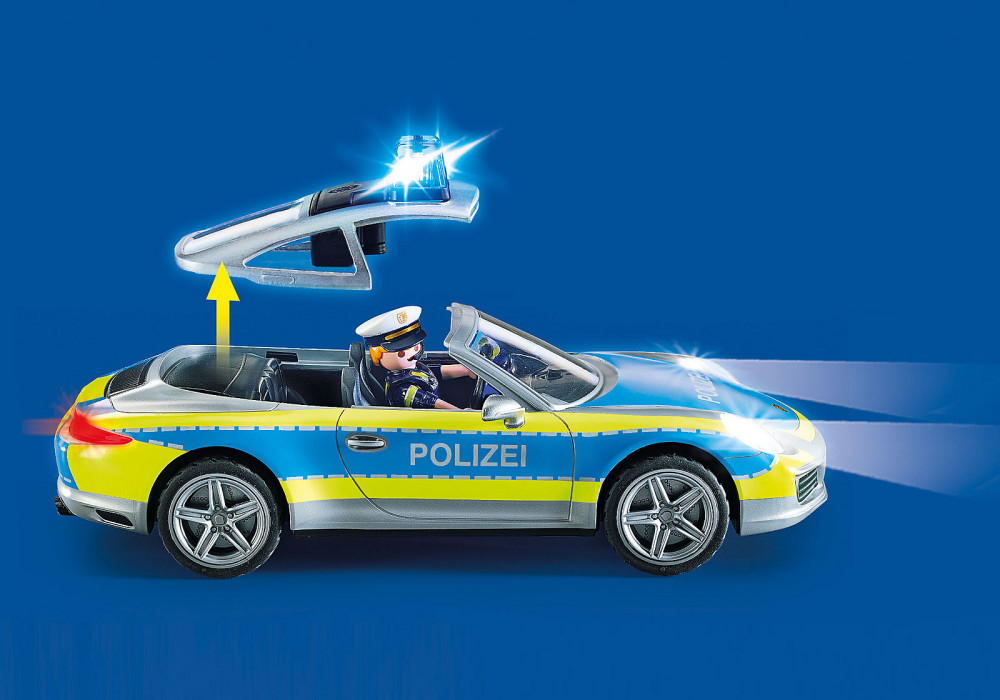 Playmobil 70067 Porsche 911 Carrera 4S rendőrautó fénnyel és