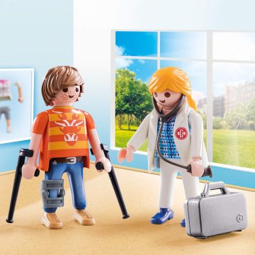 Playmobil 70079 Orvos és beteg