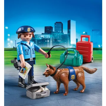 Playmobil 70085 Rendőr kutyával húsvéti tojásban