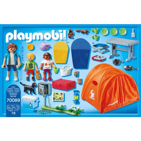Playmobil 70089 Családi kempingezés