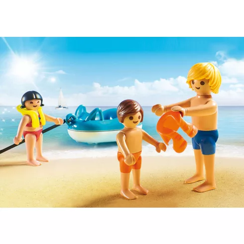 Playmobil 70091 Motorcsónak gumimatracokkal
