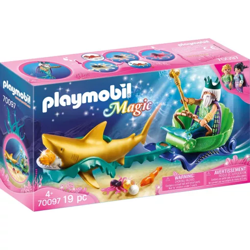 Playmobil 70097 A tenger királya cápahintóval