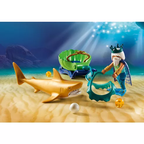Playmobil 70097 A tenger királya cápahintóval