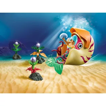 Playmobil 70098 Sellő tengeri csigagondolával
