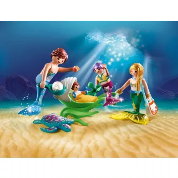 Playmobil 70100 Sellőcsalád kagylóbabakocsival