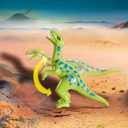 Playmobil 70108 Hordozható dinokutató szett velociraptorokkal