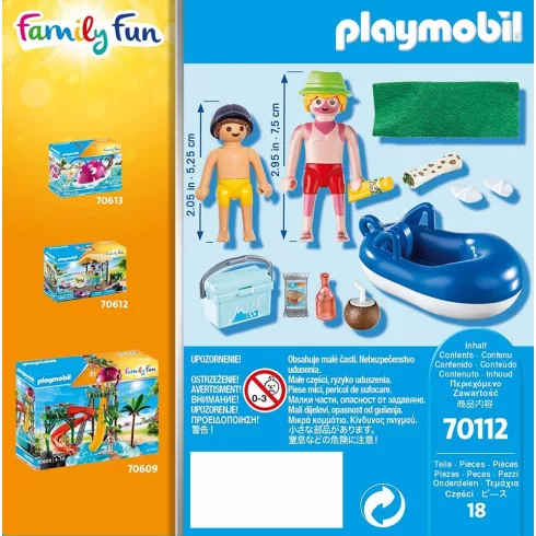 Playmobil 70112 Fürdőző úszógumival