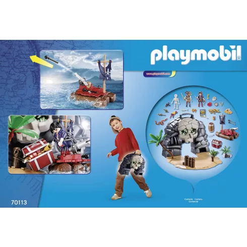 Playmobil 70113 Hordozható kalóz koponyasziget