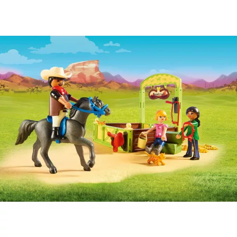 Playmobil 70118 Spirit - Lucky, Pru & Abigail istállója