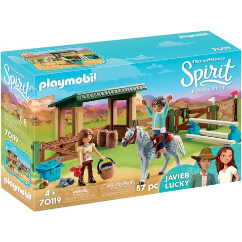 Playmobil 70119 Spirit - Lucky & Javier lovaglóköre
