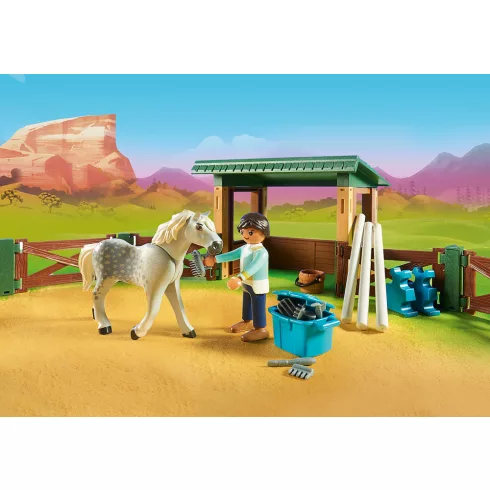 Playmobil 70119 Spirit - Lucky & Javier lovaglóköre