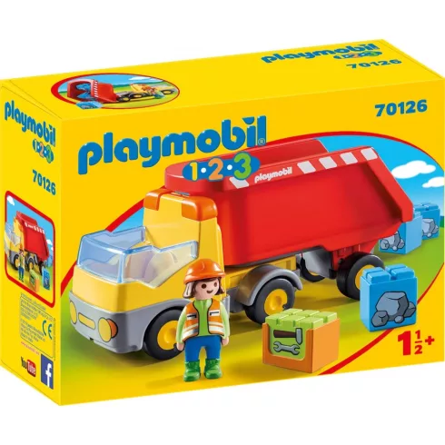 Playmobil 70126 1.2.3 Billenős teherkocsi