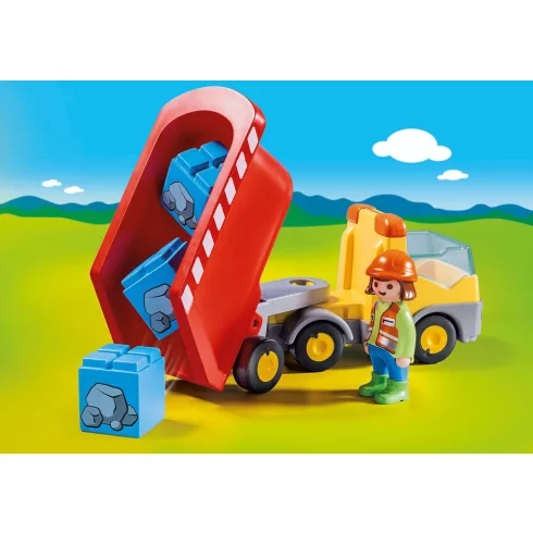 Playmobil 70126 1.2.3 Billenős teherkocsi