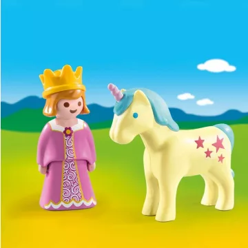 Playmobil 70127 1.2.3 Hercegnő egyszarvúval