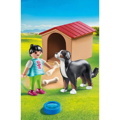 Playmobil 70136 Házőrző kutyaházzal