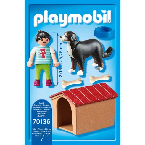 Playmobil 70136 Házőrző kutyaházzal
