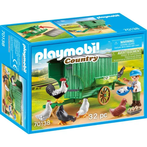 Playmobil 70138 Mobil tyúkól