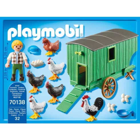 Playmobil 70138 Mobil tyúkól