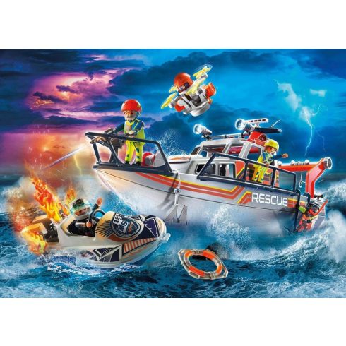 Playmobil 70140 Vízimentők - Tűzoltóhajó