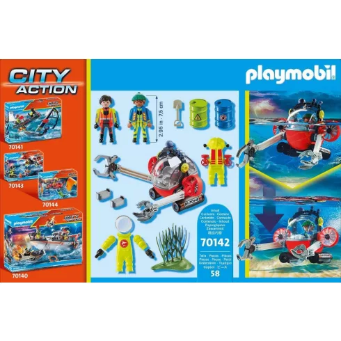 Playmobil 70142 Vízimentők - Mentés tengeralattjáróval