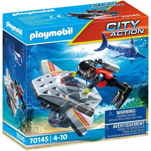 Playmobil 70145 Vízimentők - Búvárkodás búvárrobogóval