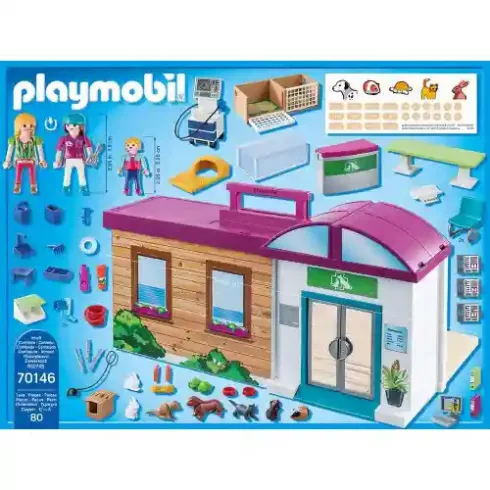 Playmobil 70146 Hordozható állatorvosi rendelő