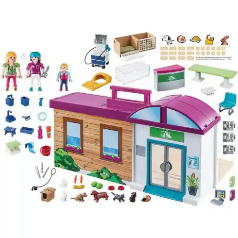 Playmobil 70146 Hordozható állatorvosi rendelő