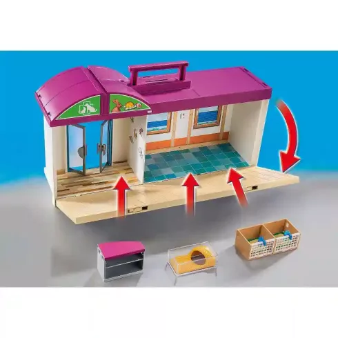 Playmobil 70146 Hordozható állatorvosi rendelő