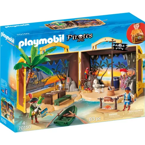 Playmobil 70150 Hordozható kalózsziget (csomagolássérült)