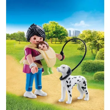 Playmobil 70154 Anyuka kisbabával és kutyával