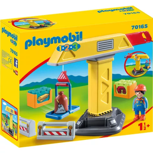 Playmobil 70165 1.2.3 Építési daru