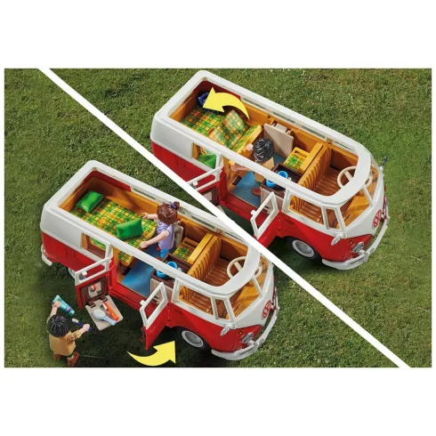 Playmobil 70176 VW Volkswagen T1 lakóautó, kisbusz
