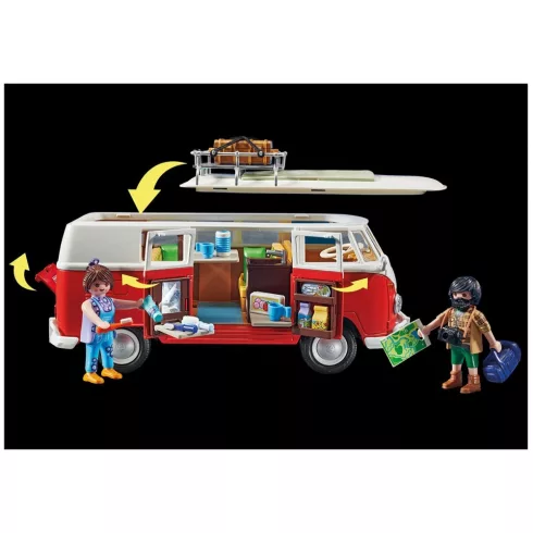 Playmobil 70176 VW Volkswagen T1 lakóautó, kisbusz