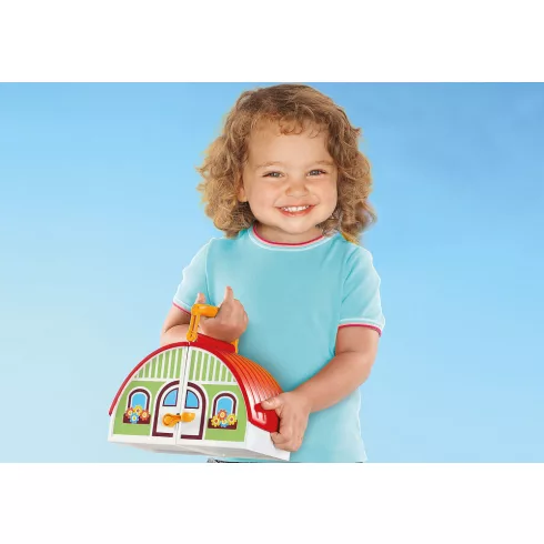 Playmobil 70180 1.2.3 Hordozható lovardám