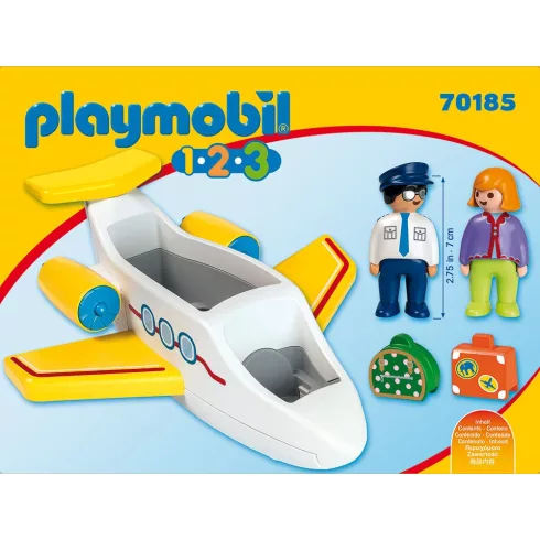 Playmobil 70185 1.2.3 Utasszállító kisrepülőgép