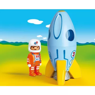 Playmobil 70186 1.2.3 Űrhajós rakétával