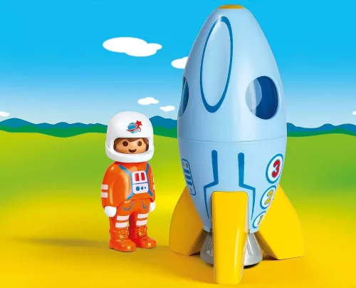 Playmobil 70186 1.2.3 Űrhajós rakétával