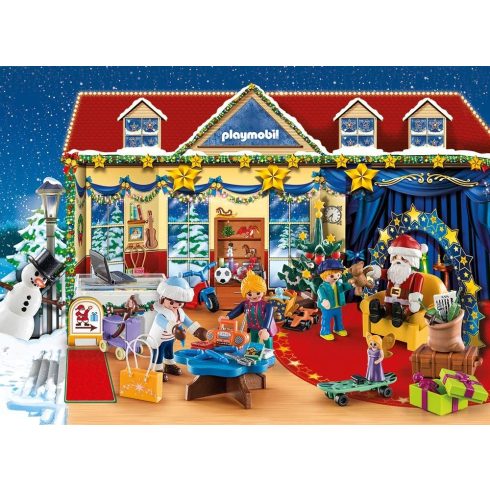 Playmobil 70188 Karácsony - Adventi kalendárium, naptár - Karácsony a játékboltban