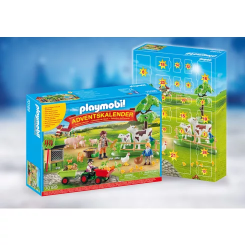 Playmobil 70189 Karácsony - Adventi kalendárium, naptár - A tanyán