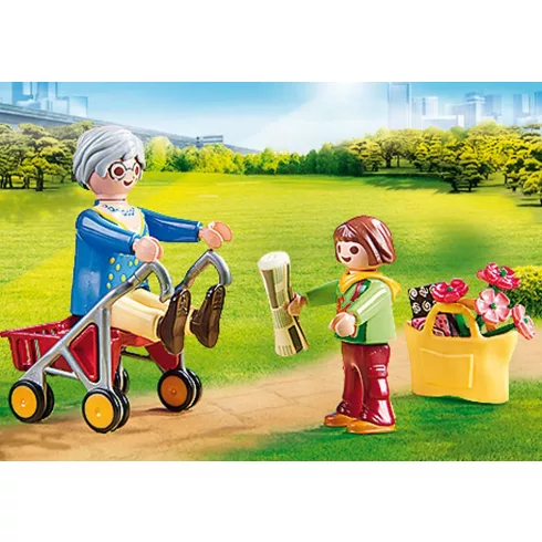 Playmobil 70194 Nagyi guruló járókerettel