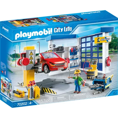 Playmobil 70202 Autószerelő műhely (csomagolássérült)