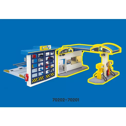 Playmobil 70202 Autószerelő műhely (csomagolássérült)