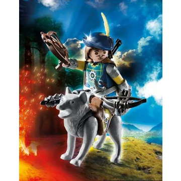 Playmobil 70229 Novelmore íjász farkassal