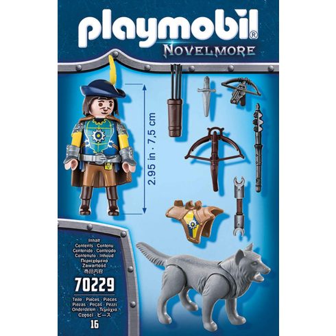 Playmobil 70229 Novelmore íjász farkassal