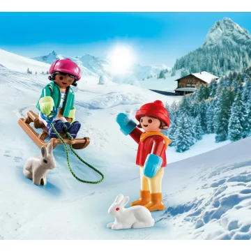 Playmobil 70250 Szánkózó gyerekek